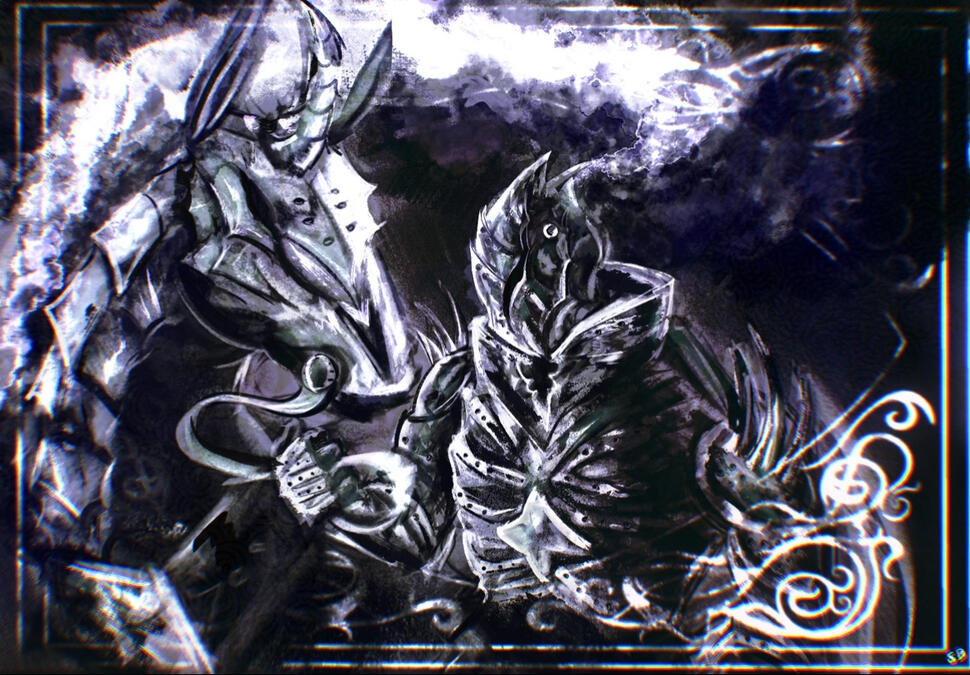 Rendered Bust + Background + Another person